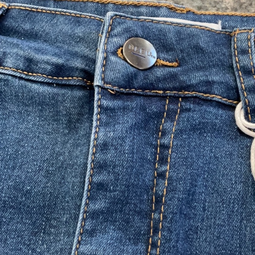 SALE! Bleu Denim skirt released hem high rise plus size 20W - Picture 12 of 12